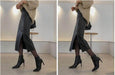 High Waist All-match Slit Mid-length Skirt - Magellan Fashion Shop