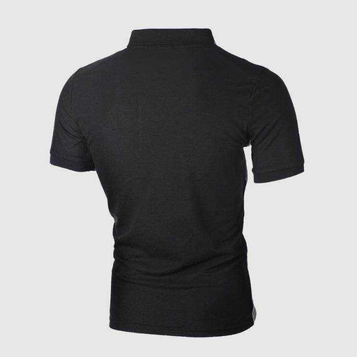Men Polo Shirt Casual Cotton T Shirts Men's Casual Short Sleeve Pol - Magellan Fashion Shop