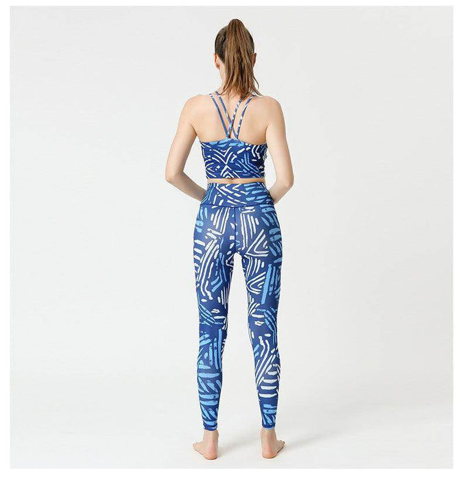 Yoga Clothing Women Suit European And American Printed Leggings Fitness - Magellan Fashion Shop