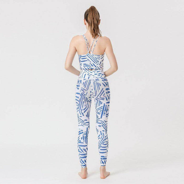 Yoga Clothing Women Suit European And American Printed Leggings Fitness - Magellan Fashion Shop