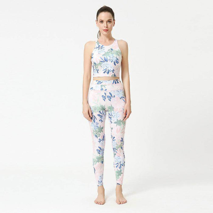 Yoga Clothing Women Suit European And American Printed Leggings Fitness - Magellan Fashion Shop