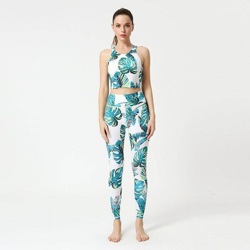 Yoga Clothing Women Suit European And American Printed Leggings Fitness - Magellan Fashion Shop
