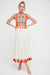 Bohemian Embroidered Floral Fringe Sleeveless Vest Dress - Magellan Fashion Shop