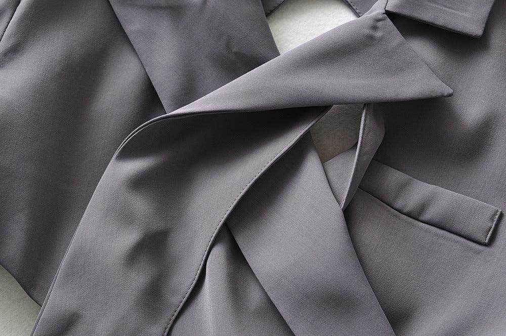 Suit Cross Straps Halter Short Suit Suit Jacket - Magellan Fashion Shop