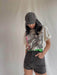 Washed Cotton Loose T-shirt Punk Rock Top - Magellan Fashion Shop
