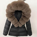 Short Women's Thickened Slim Fit Waist-tight Fur Down Jacket - Magellan Fashion Shop