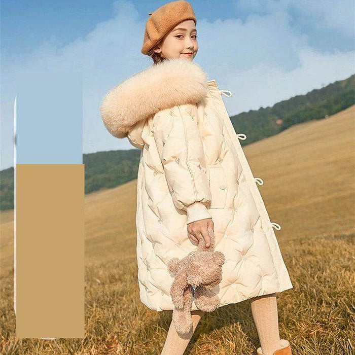 Girls' Winter New Long Down Jacket - Magellan Fashion Shop