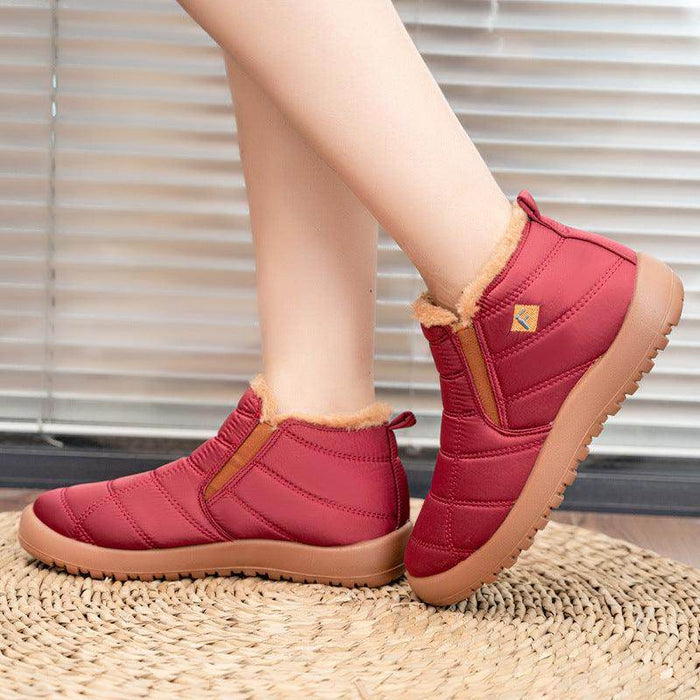 Women's Shoes Fleece Lined Padded Warm Keeping Snow Boots - Magellan Fashion Shop