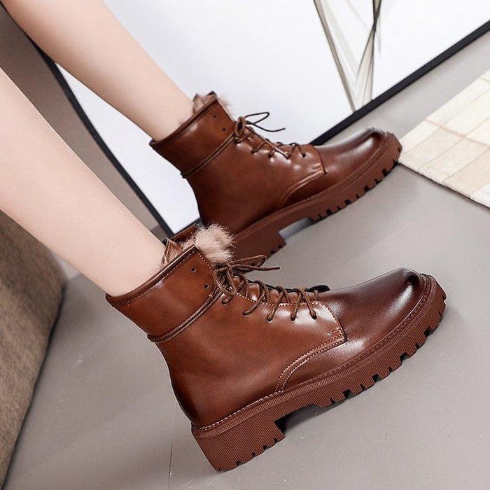 Autumn and Winter Rabbit Fur Warm Boots – Non-Slip and Cozy Footwear for Men and Women" - Magellan Fashion Shop