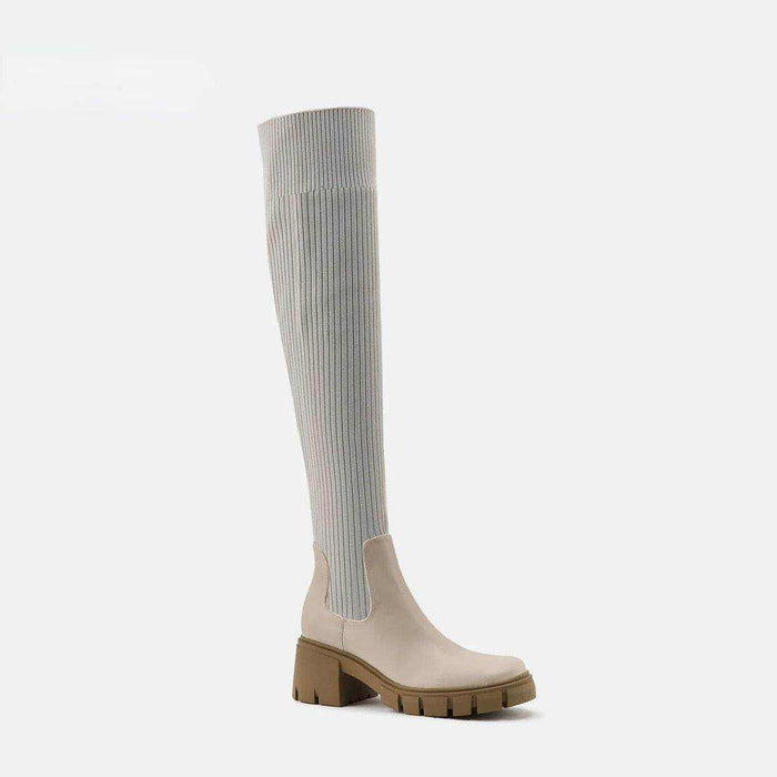 High Heel Springy Thigh Boot Women - Magellan Fashion Shop