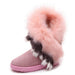 Winter Snow Boots Thick Fluffy Fox Fur Waterproof Non-slip Warm Cotton - Magellan Fashion Shop
