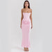 Slim Tube Top Long Dress Fashion Bandeau Backless - Magellan Fashion Shop