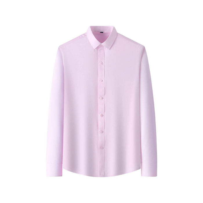 Plus Size Full Elastic Force Shirt Men's Long Sleeve - Magellan Fashion Shop