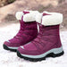 Velvet Warm Cotton Snow Boots High Cotton-padded Shoes - Magellan Fashion Shop