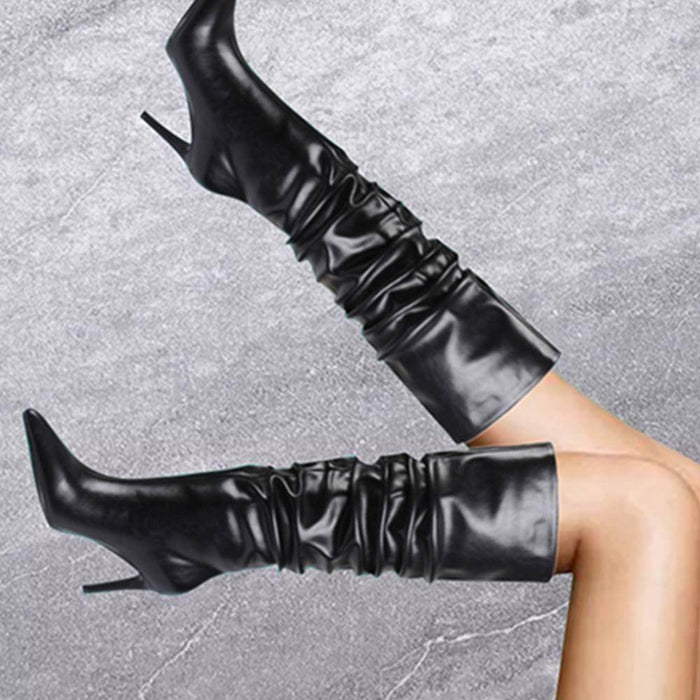 Pleated mid boot - Magellan Fashion Shop