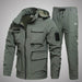 Fleece-lined Work Clothes Suit Men's Waterproof Labor Protection Clothing Warm - Magellan Fashion Shop