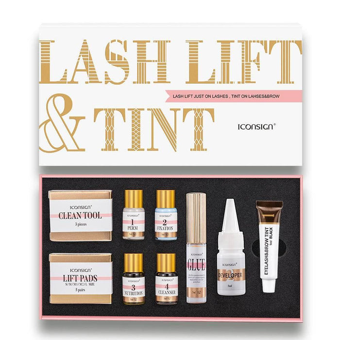 ICONSIGN Lash Lift EyeLash Eyebrow Dye Tint Kit Lashes Perm Set Brow Lamination - Magellan Fashion Shop