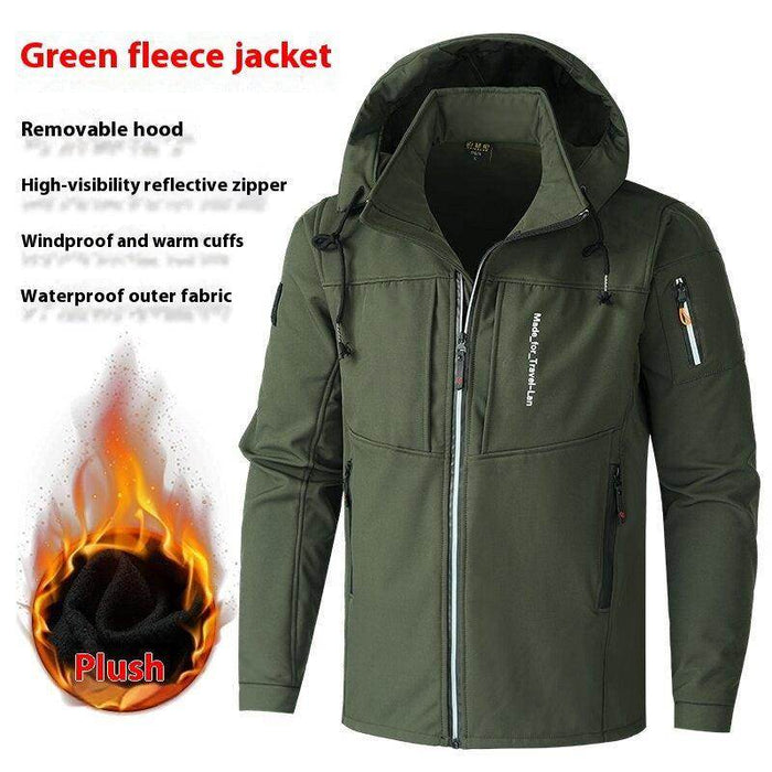 Winter Fleece-lined Work Clothes Outdoor Mountaineering Clothing Camouflage - Magellan Fashion Shop