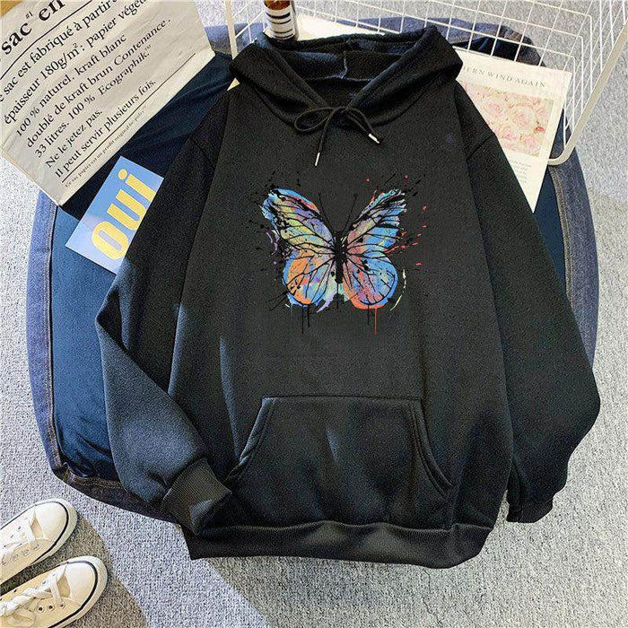 Plus Size Loose Hooded Sweater For Women - Magellan Fashion Shop