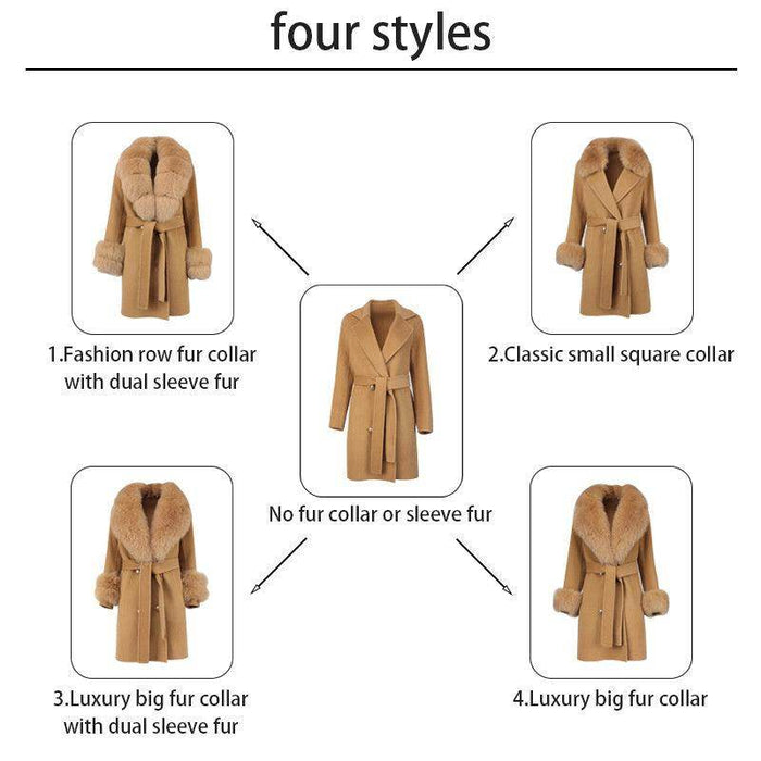 Double-faced Wool Overcoat Long High-end - Magellan Fashion Shop