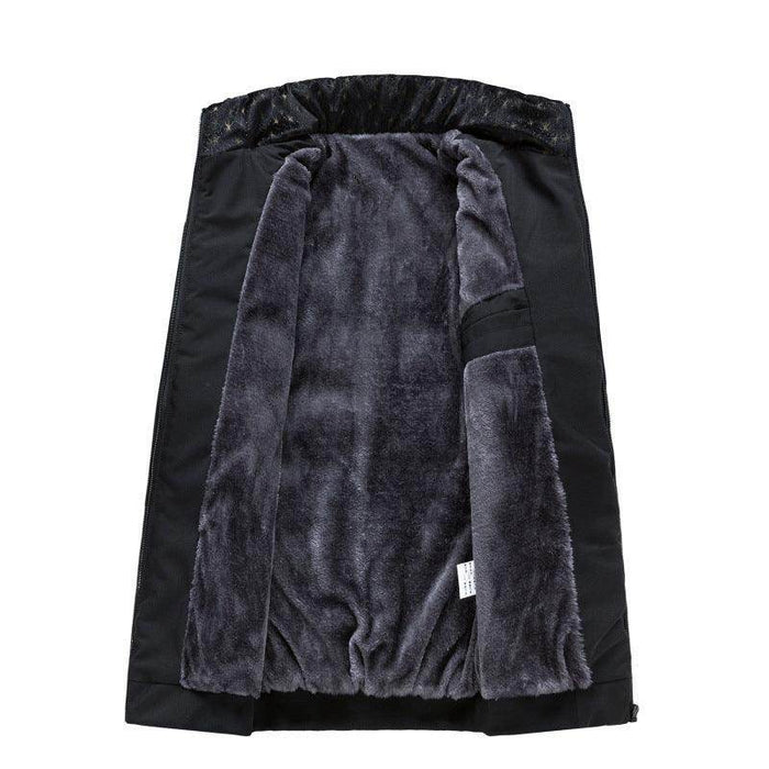 Men's Cotton Clothing Fleece-lined Cotton-padded Jacket - Magellan Fashion Shop