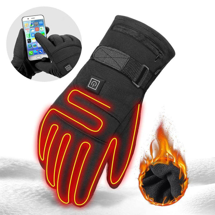 Winter Electric Heated Gloves Motorcycle Touch Screen Gloves - Magellan Fashion Shop