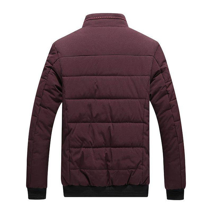 Men's Cotton Clothing Fleece-lined Cotton-padded Jacket - Magellan Fashion Shop