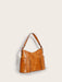 Retro Double Zipper Tassel Women's Portable Shoulder Bag - Magellan Fashion Shop
