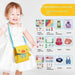 Baby Montessori Early Education Schoolbag with interactive educational toys for toddlers