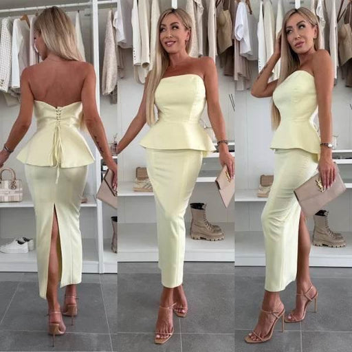 Spring Women's Clothes Sheath Off-shoulder Suit Women - Magellan Fashion Shop