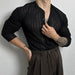 Solid Color Hollow Round Neck Hollow Cardigan - Magellan Fashion Shop