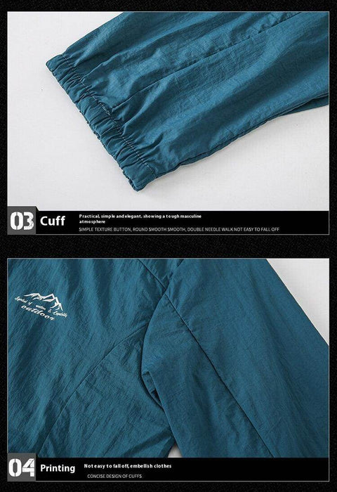 Men's Ultra-thin Stand Collar Sun-protective Clothing Quick-drying Breathable Sports Jacket - Magellan Fashion Shop