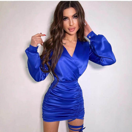 Slimming Long Sleeves High Waist Sheath Dress Women - Magellan Fashion Shop