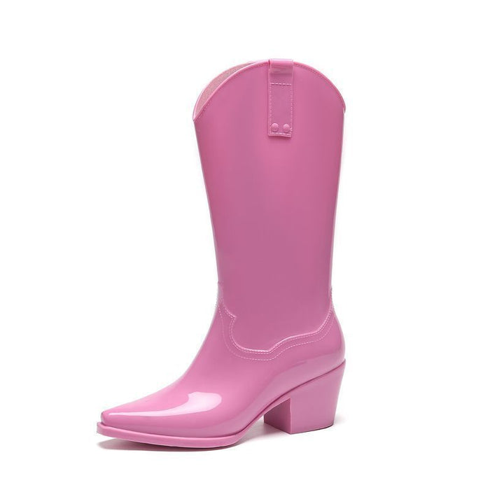 Women's rubber boots non-slip durable wear-resistant cold-resistant