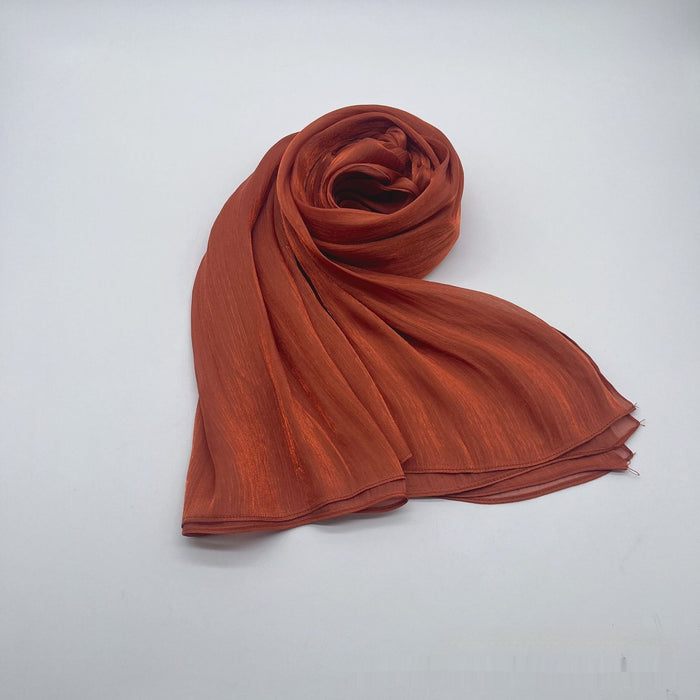 Shiny Satin Scarf Malay Scarf