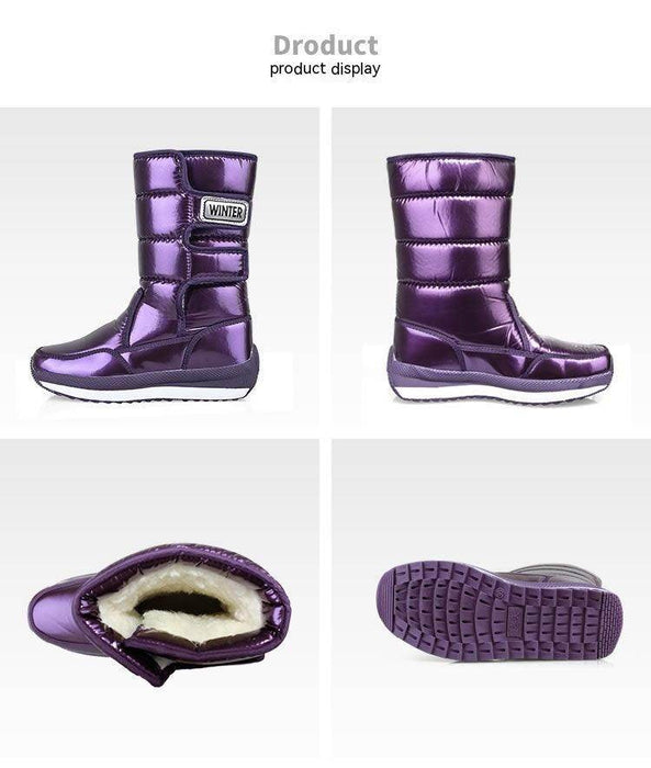 Thick Cotton Lightweight Non-slip Snow Boots - Magellan Fashion Shop