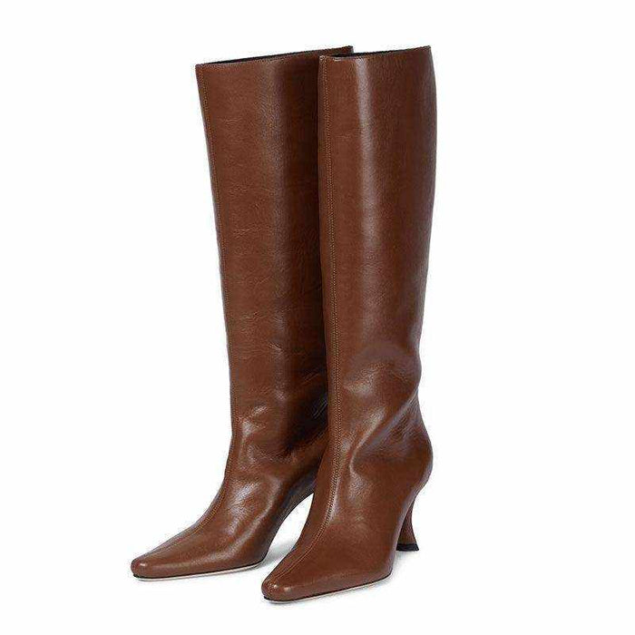 New Style Square Head Cowboy Boot Women - Magellan Fashion Shop