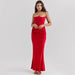 Slim Tube Top Long Dress Fashion Bandeau Backless - Magellan Fashion Shop