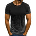 E-BAIHUI Men Fitness Compression T-Shirt Casual Cotton Black And Red Gradient High Quality Slim Shirt Men Fashion Tee Tops CG002 - Magellan Fashion Shop