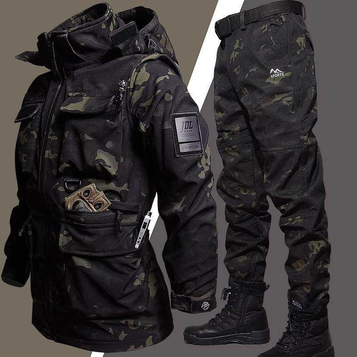 Jacket Men's Winter Fleece-lined Thickened Camouflage Top Clothes Suit - Magellan Fashion Shop