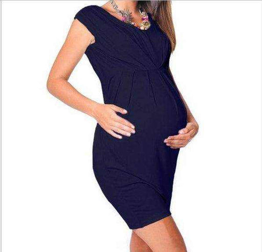 Bodycon Dress Maternity-Clothes Sexy Summer Pregnant-Women New-Fashion Sleeveless Solid - Magellan Fashion Shop
