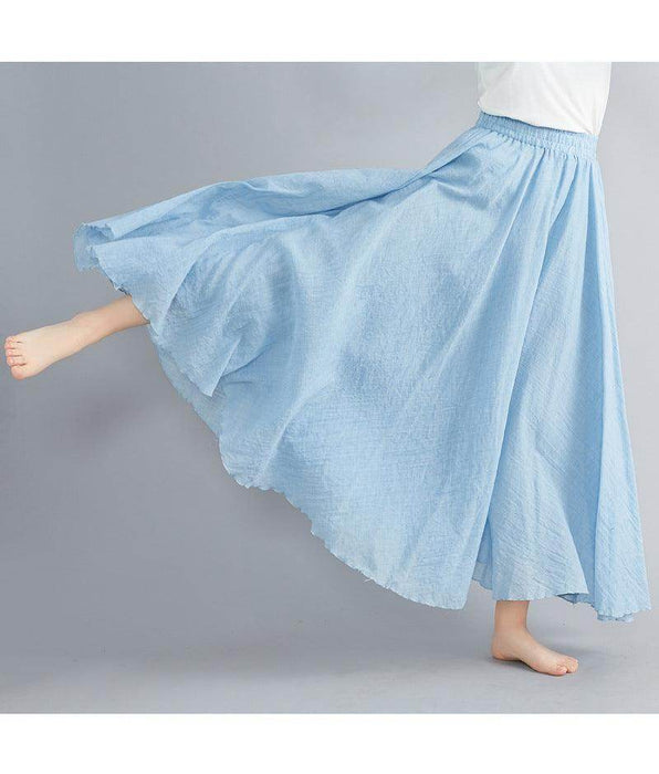 Lady Literature Plus Size Cotton And Linen Skirt - Magellan Fashion Shop