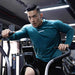 Men's fashion sports fitness long sleeve T-shirt in various colors and sizes, moisture-wicking polyester fabric