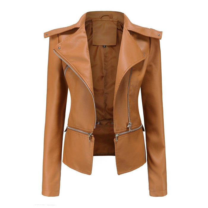 Motorcycle Leather Jacket - Magellan Fashion Shop