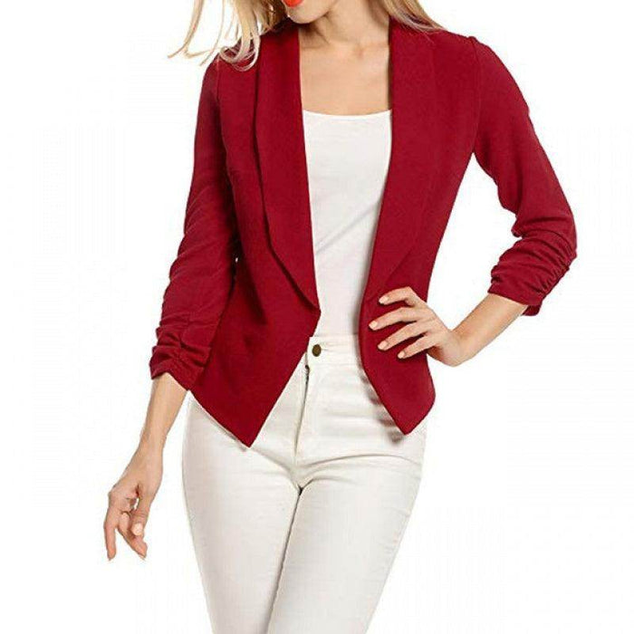 Cardigan Suit Jacket Work New Autumn Women Office Coat - Magellan Fashion Shop