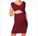 Bodycon Dress Maternity-Clothes Sexy Summer Pregnant-Women New-Fashion Sleeveless Solid - Magellan Fashion Shop
