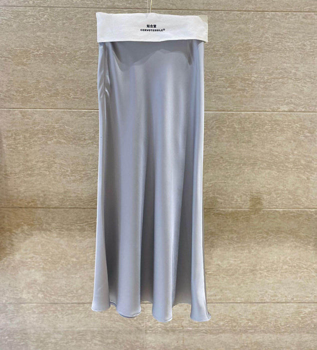 Satin Temperament Skirt - Magellan Fashion Shop