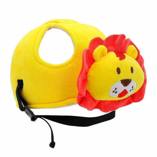 Cartoon Animal Baby Toddler Anti-collision Hat with cute frog design and soft protective padding for toddlers learning to walk