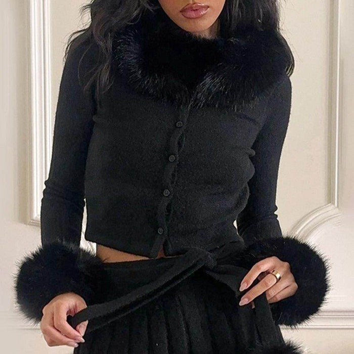Short Breasted Cardigan Long Sleeve Coat For Women - Magellan Fashion Shop