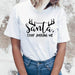 Rock Santa Claus Print Spoof European And American T-shirt - Magellan Fashion Shop
